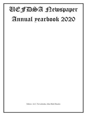 cover image of UEFDSA Newspaper Annual yearbook 2020